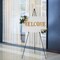 65" tall Black Metal Easel Collapsible Tripod Stand Party Events Home Supplies